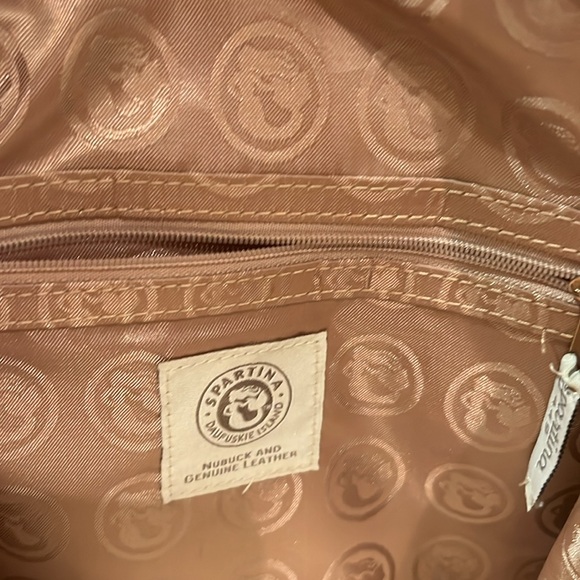 Spartina 449 Black Leather Bucket Bag EUC - Picture 15 of 15